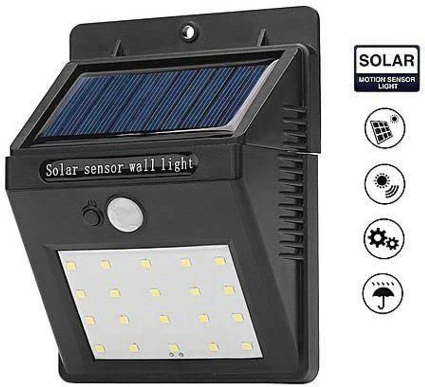 Set 6 lămpi solare 30 LED pentru exterior cu senzor de mișcare!