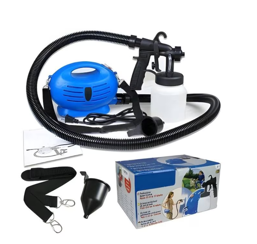Aparat de vopsit, Pistol electric pentru zugravit, 650W, Albastru